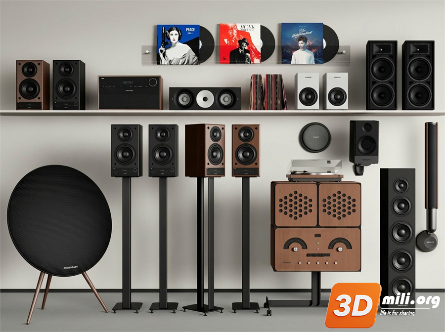 Audio tech 3D Models